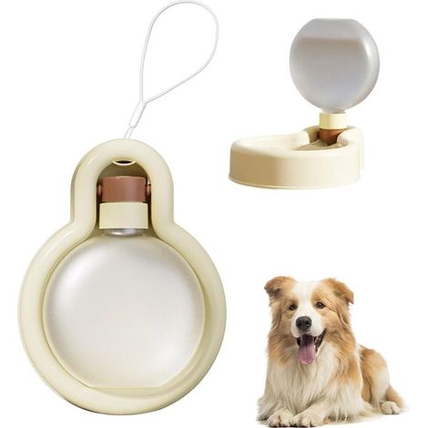 Gamelle d'extérieur - Gamelle de voyage pliable pour animaux de compagnie - Anti-basculement - Conception anti-fuite - 500 m (1/5)