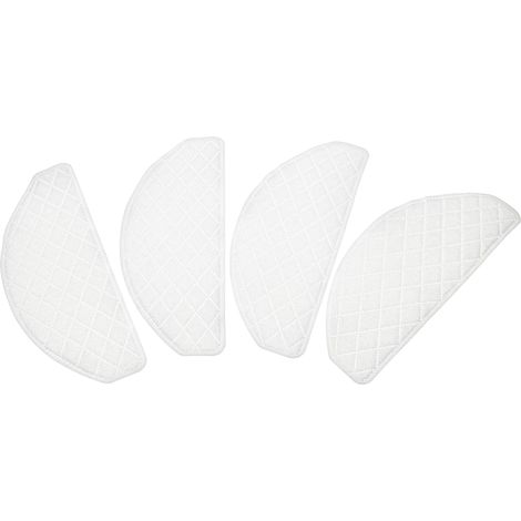 vhbw set da 4 panni compatibile con Ecovacs Deebot Ozmo T8 Aiv robot lavapavimenti - panno monouso