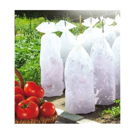 Nortene – Gaine de croissance tomate 0,6x10m – Voile non-tissé pour protection climatique – Surface couverte 6 m² – Installation facile (1/2)
