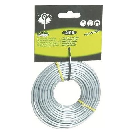 Câble électrique métallique rond 2,4 x 15 m 33592 (1/2)