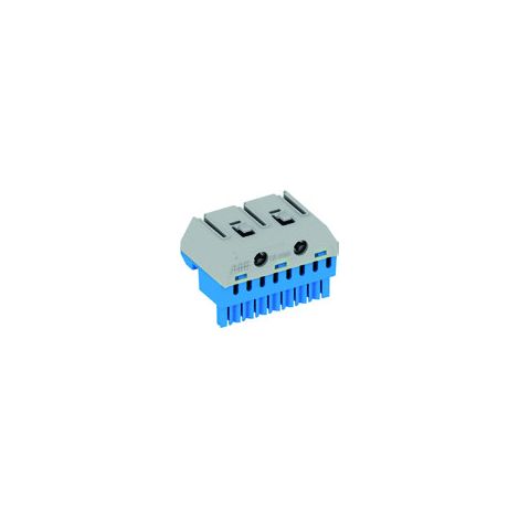 Bornier neutre Mistral-5X4mm²+1X25mm²-Rapide et à vis 1SPE007715F9702 ABB 799202 (1/4)