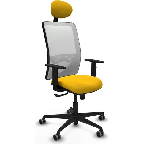 Silla ergonómica piqueras y crespo Zulema blanco espuma alta calidad (1/2)