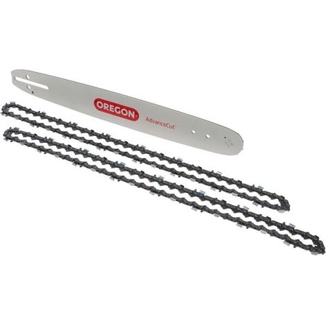 Oregon Schienen-Ketten-Set 1+2 AdvanceCut mit 1 Führungsschiene und 2 Sägeketten 325", 1.5 mm, 38 cm, 64 Tgl. (1/3)