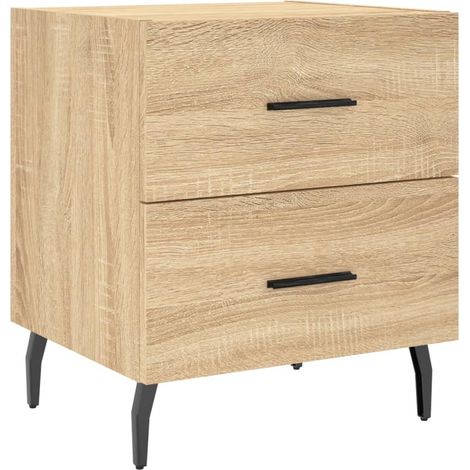 Comodino Armadio da Notte Mobiletto da notte Rovere Sonoma 40x35x47,5 cm in Legno Multistrato (1/5)