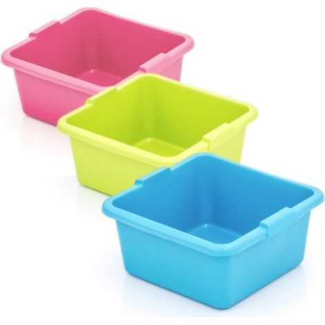 BARREÑO AGUA 10 LT CUADRADO TES PL SURT 29X29X15CM 6576L