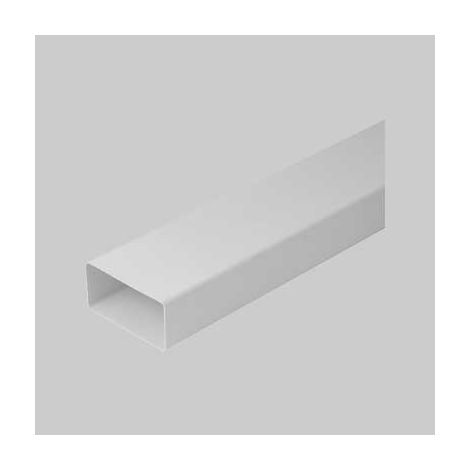 tubo rettangolare per ventilazione mm 110x50 - barra 1 mt