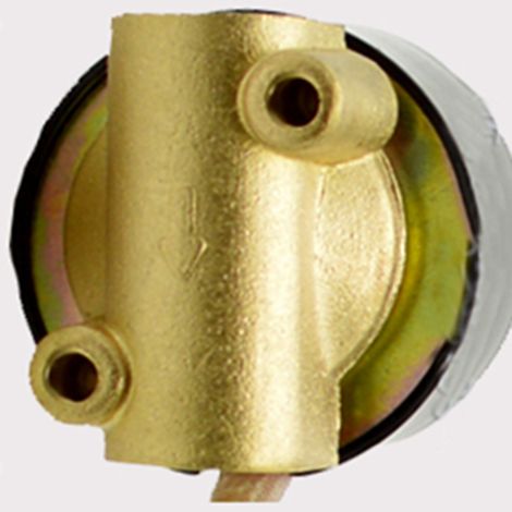 Messing-Magnetventil 1/4 Zoll, normalerweise geschlossen, 0–0,8 MPa, 220 V, für Luft, Wasser, Öl (1/5)