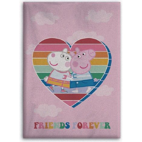 Peppa Pig Fleecedecke – Flauschiger Komfort für Kinder, 140 x 100 cm