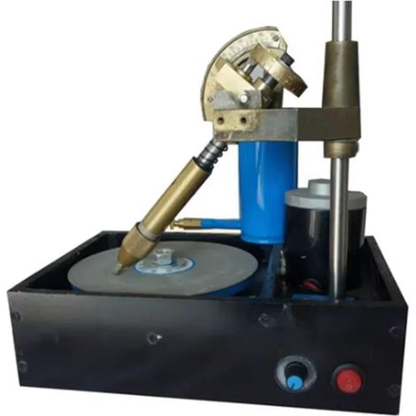 Mini Machine de Traitement des Pierres précieuses, Machine de Polissage et de meulage d'angle, Usage Domestique, 15 cm (6 Pouces), régulation de Vitesse, Machine for Pierres précieuses(Combo1) (1/4)