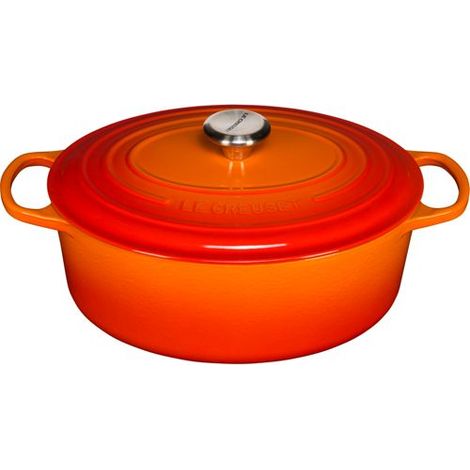 Le Creuset Signature Bräter oval 31 cm ofenrot