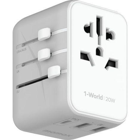 Adaptateur de voyage universel, adaptateur de prise universel PD 20W avec adaptateur universel France vers USA USA Allemagne Australie Chine Japon