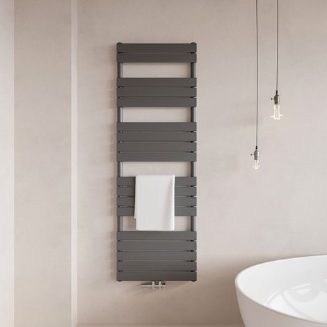 AICA Sanitär Heizkörper heizung Anthrazit PaneelHeizkörper Badheizkörper Handtuchwärmer Mittelanschluss 180x60cm 1168W (1/5)