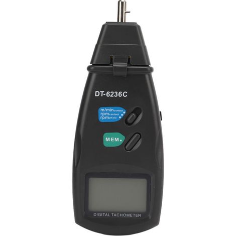 DT6236C fotoelektrischer/kontaktbasierter Drehzahlmesser, Multifunktions-Zwei-in-Eins-Kombination (ohne Batterie) (1/4)