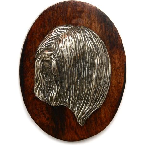 Lhasa Apso - broche para exposición canina, clip para babero, pin para perro de Art-Dog (1/4)
