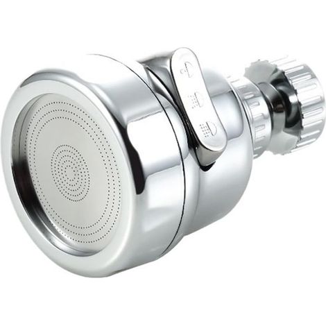 Robinet de Douche Économique Durable - Douchette Multifonctions avec Spray et Jet Doux, Extensible et Rotatif pour Évier - Installation Facile, Mitigeur à 1 Levier Chromé (1/5)