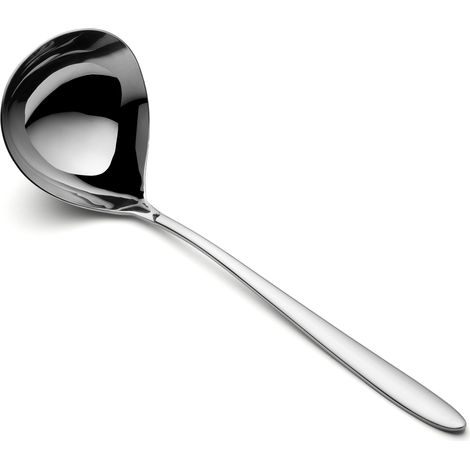 Louche à soupe Arcos Berlin 562000 monobloc d'une seule pièce en acier inoxydable 18/10, épaisseur 3 mm et lame de 28 cm dans une boîte. (1/5)