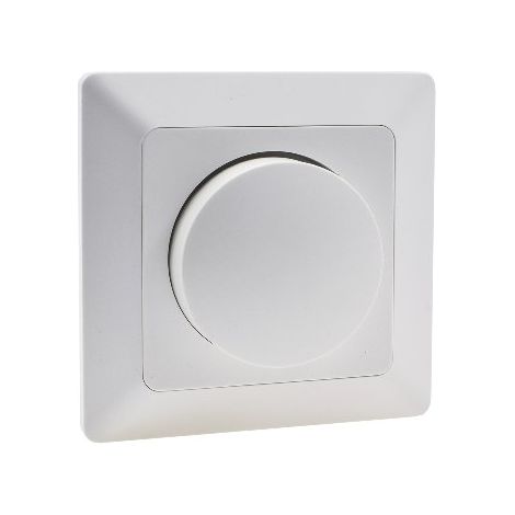 MILOS Dimmer für dimmbare 230V LED Lampen 3-60W Weiß Matt (1/5)