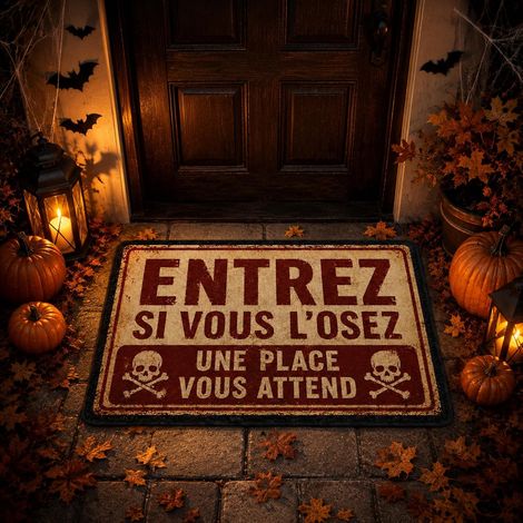 Paillasson Halloween Decoration pour Décoration Halloween 40 × 60 Cm (1/5)
