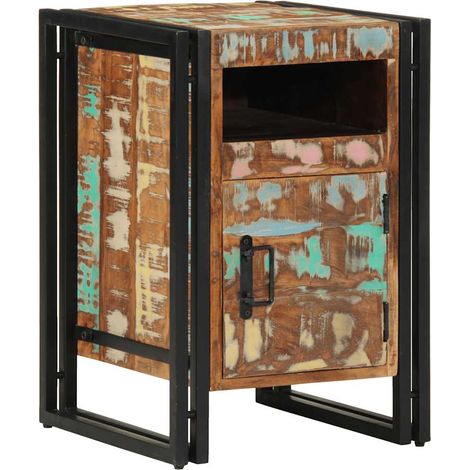 Nachttisch 40x40x59 cm Altholz Massivholz vidaXL919239 (1/5)