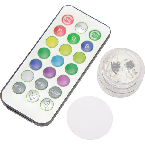 Lampe LED Colorée Multimodes Étanche, Forte Adhésion, Lumière d'Ambiance avec Télécommande (1/5)