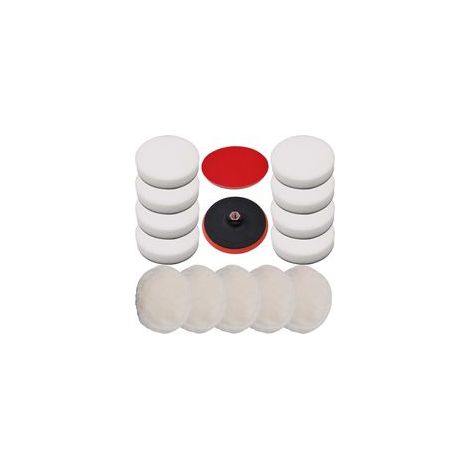 Set mit 14 Polierschwämmen, 180 mm - Crezuo (1/4)