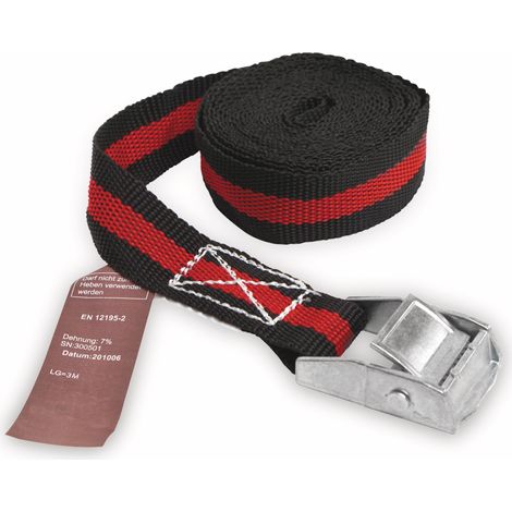 LAS Spanngurt 10320, 500x2,5 cm, mit Klemmverschluss, 250 daN