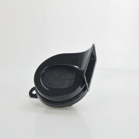 Trompette électrique 12V 110dB - Noir - Fréquence: 400/500Hz - Connecteur Audi/Porsche/VW - Kit complet (1/4)