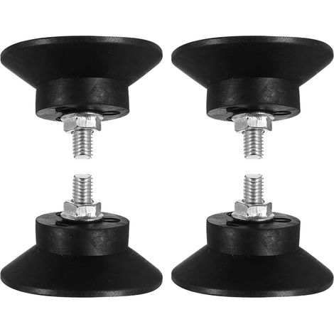 en caoutchouc filetés M6 lot de 4 patins anti vibrations et