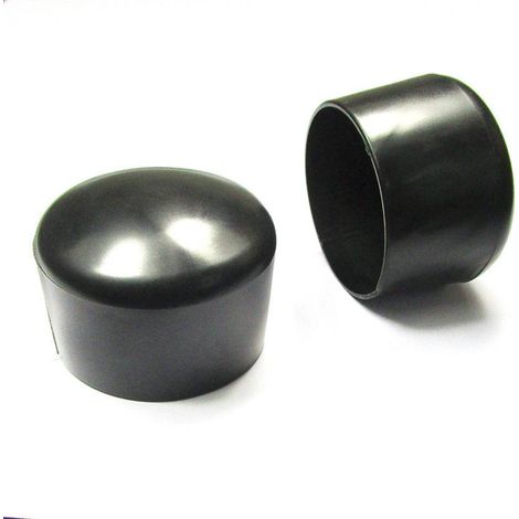Ajile - Embout flexible enveloppant NOIR pour tube de diam. 45 mm