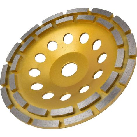 Meule à meuler turbo en diamant pour béton, Meule Diamant de 180 x 22 mm - Meule Turbo Diamant pour Béton, Granit, Pierre, Marbre, Maçonnerie, Brique, etc. (1/5)