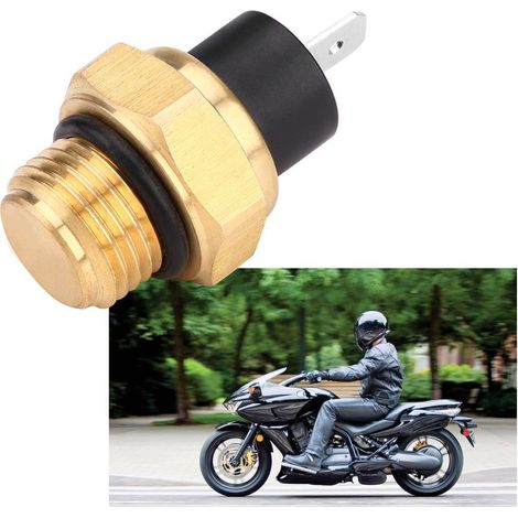 Fan switch for Honda VFR700F, VFR750F, VFR800, VTR1000F, VT600, VT750, VT1100, copper switch 37760-MT2-003, automatic temperature control, high performance (1/5)
