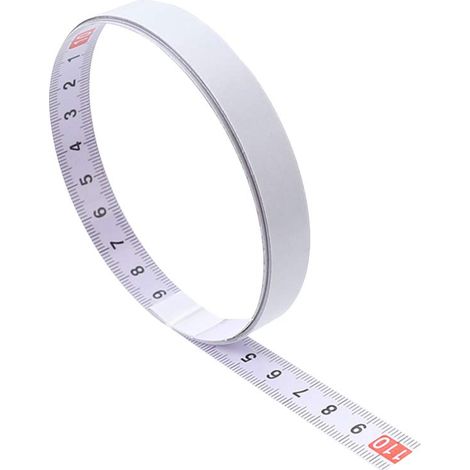 Règle autocollante d'établi, acier/métrique, pour menuiserie (1/5)