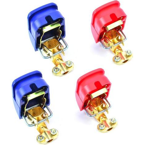 2 Pairs Cosses Batterie Serrage Rapide,Convient pour Voitures Camions Navires (1/4)