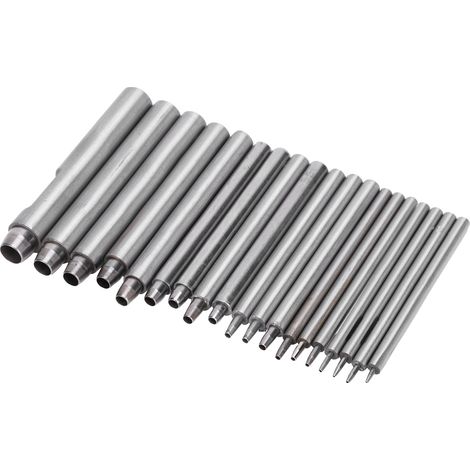 Set mit 6 runden Lederlochern aus Stahl, DIY-Geradlocher, 0,5 bis 10 mm (1/5)