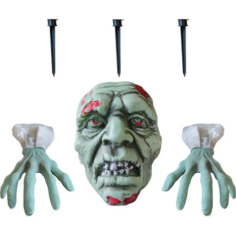Dcoration extrieure effrayante sur le thme des zombies (1/5)