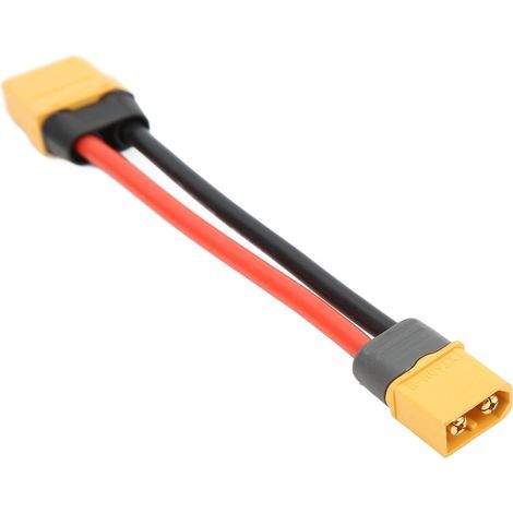 Câble adaptateur XT60 mâle vers XT90 femelle pour modèles réduits RC, 14.2 cm (1/5)