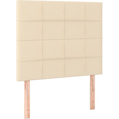 Maison Exclusive - Cabecero de cama de tela color crema 100x5x118 (1/5)