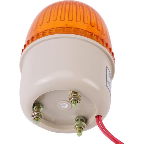 1 Stück LED-Blinkwarnleuchte (220 V Wechselstrom, 15 W) für Industriemaschinen, gelb (1/5)