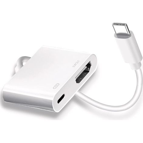 Adaptateur USB C vers HDMI pour téléviseur, USB Type-C vers HDMI avec port de charge (1/5)