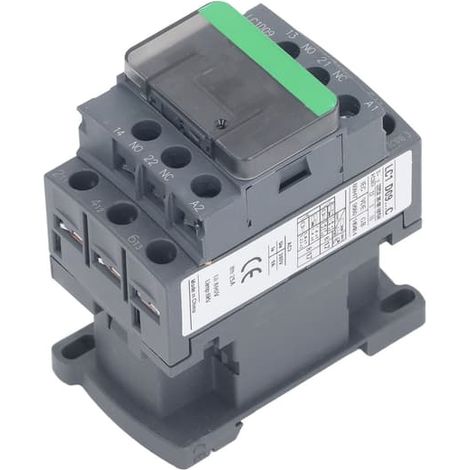 Contacteur CA 1NO+1NC 9A 380V, bobine à contacts argentés, démarreur moteur LC1D09 220V (1/5)