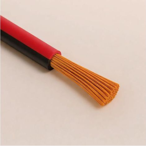 Cavo Filo Unipolare H05V-K sez. 0,75 mmq Rosso/Nero