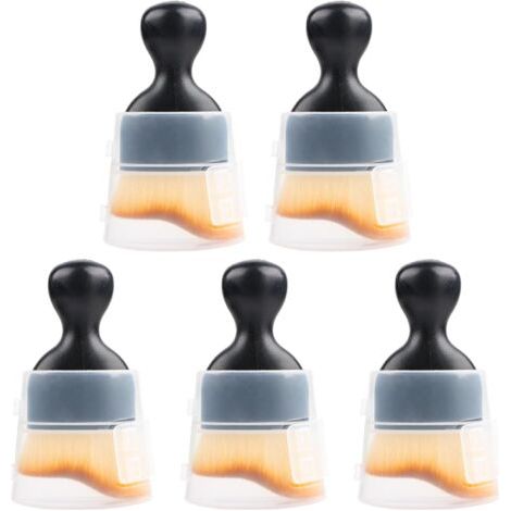 VURAHOME - Ensemble de 5 brosses de nettoyage intérieur de voiture – Poils haute densité pour poussière – Design incurvé pour zones difficiles d'accès (1/4)