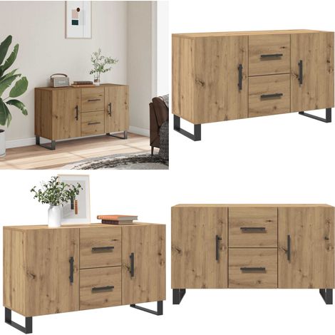 vidaXL Sideboard Artisan-Eiche 100x36x60 cm Holzwerkstoff (1/5)