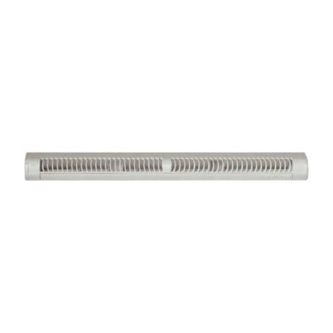 Sistema ventilazione aldes alluminio regolabile grigio chiaro 29 cm