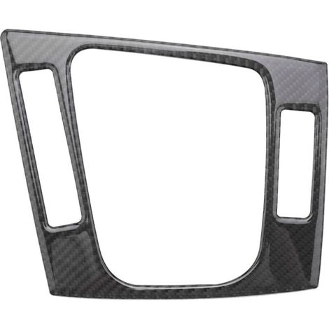 Garniture adhésive en fibre de carbone pour panneau intérieur de boîte de vitesses de voiture, compatible avec - Série 3 E46 1998-2005-- (1/5)