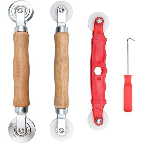 Fenêtre Rouleau Presseur, 4 Pièces Fenêtre Rouleau Presseur, Décran de Fenêtre en Maille Outil, Utilisé pour Installer des Moustiquaires, des Moustiquaires, des Joints de FenêTres et de Portes (1/5)