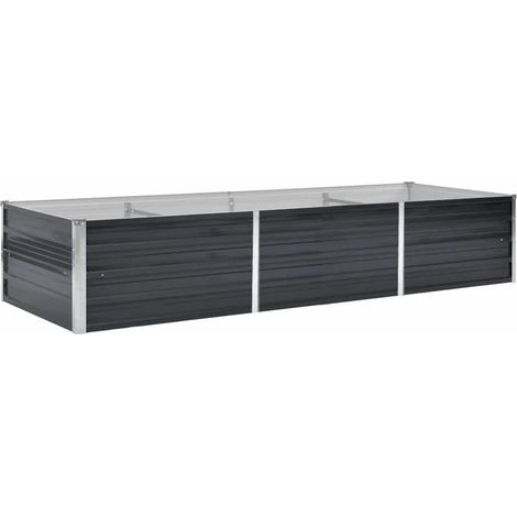 Maison Exclusive - Garten-Hochbeet Anthrazit 240 x 80 x 45 cm Ver (1/5)