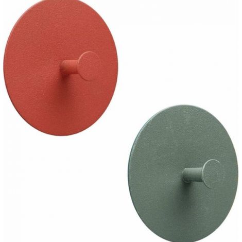 Lot de 2 crochets muraux, autocollants sans perçage, porte-serviettes, crochets de porte, crochets muraux, inoxydable, convient pour salle de bain, s