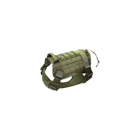 Harnais tactique militaire sans traction pour chien, armygreen, L, avec poignée –