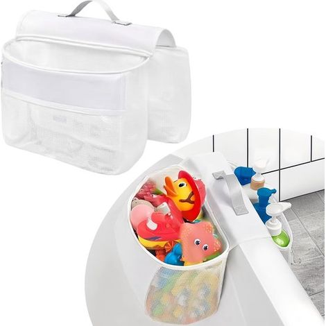Borsa portaoggetti per giocattoli da bagno,organizer per giocattoli da bagno,rete portaoggetti sospesa per giocattoli da bagno (1/5)